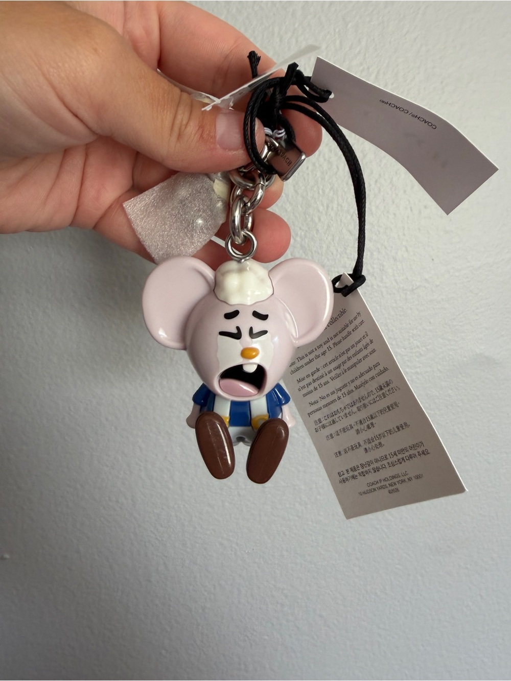 Coach x Brain Dead Kachi Mouse Bag Charm